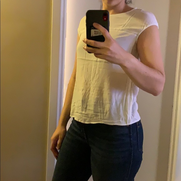 Ella Moss cute white top! - Picture 4 of 5